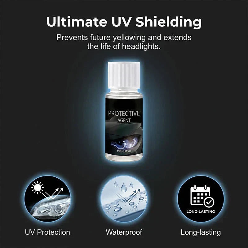 🚗 50% OFF NOW! 🔆 Headlight Restoration Kit – Instant Clarity, Safe Formula & UV Shield ✨