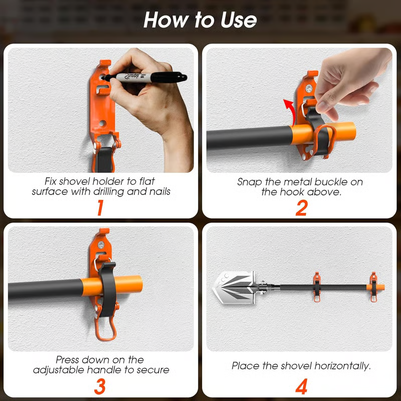 Heavy Duty Tool Holder Wall Mount Clamps