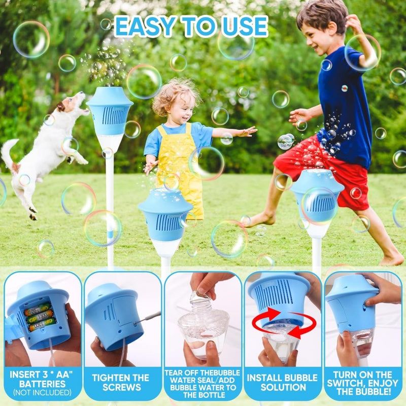 🫧✨Automatic Handheld Bubble Machine for Kids – One-Touch Operation, Rich Bubbles & Portable Design