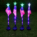 Outdoor Solar Flag Stake Lights